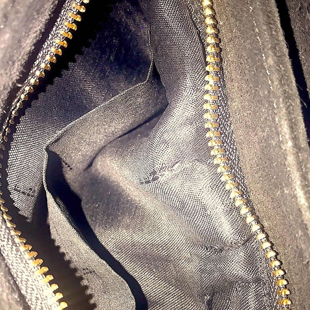 Auth Vintage Fendi Black Bag 3 sections - Picture 10 of 17